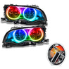 Oracle 99-01 BMW 3 Series Coupe HL - (Halogen) - ColorSHIFT ORACLE Lighting