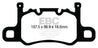 EBC 13-15 Porsche 911 (991) GT3 3.8L (Cast Iron Rotor Only) Bluestuff Rear Brake Pads EBC