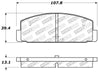 StopTech Performance 89-95 Mazda RX7 / 03-05 Mazda 6 Rear Brake Pads Stoptech