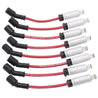 Edelbrock Spark Plug Wire Set Ls Kit w/ Metal Sleeves 99-15 50 Ohm Resistance Red Wire (Set of 8) Edelbrock