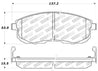 StopTech Performance 02-04 Infiniti I30/I35 / 02-06 Nissan Altima Front Brake Pads Stoptech