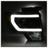 xTune Ford F150 Projector Headlights - Light Bar DRL - Black PRO-JH-FF15009-LBDRL-BK SPYDER