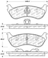 StopTech Sport Brake Pads w/Shims and Hardware - Front Stoptech