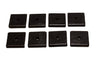 Energy Suspension Square Pad Set 2-1/16in Length x 2-1/16in Width x 3/8in Hole ID x 3/8in H-Black Energy Suspension