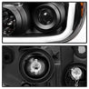 Xtune Toyota Tundra 07-13 LED Light Bar Projector Headlights Black PRO-JH-TTU07-LED-BK SPYDER