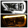 xTune 16-18 Toyota Tacoma SR/SR5 DRL Proj Headlights w/Turn Signal - Chrm (PRO-JH-TTA16-SR-C) SPYDER