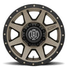 ICON Rebound 17x8.5 8x170 6mm Offset 5in BS 125mm Bore Titanium Wheel ICON