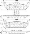 StopTech Street Select Brake Pads - Front Stoptech