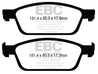 EBC 2013+ Ford Escape 1.6L/2.0L (Incl 4WD) Greenstuff Front Brake Pads EBC