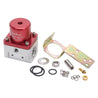 Edelbrock Fuel Pressure Regulator Carbureted 180 GPH 5-10 PSI -10 In/Out -6 Return Red/Clear Edelbrock