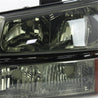 Xtune Chevy Silverado 2500HD 03-06 Crystal Headlights w/ Amber Lights Smoke HD-JH-CSIL03-AM-SM-SET SPYDER