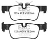 EBC 14+ BMW i3 Electric Ultimax2 Rear Brake Pads EBC