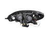 ANZO 2002-2003 Lexus Es300 Projector Headlights w/ Halo Chrome (CCFL) ANZO