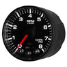 Autometer Spek-Pro Black 2 1/16 inch 8K RPM Tach w/ Shift Light and Peak Memory AutoMeter