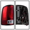 Spyder 07-13 GMC Sierra 1500 V2 Light Bar LED Tail Lights - Red Clear (ALT-YD-GS07V2-LBLED-RC) SPYDER