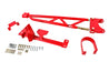 BMR 93-02 F-Body w/ DSL Torque Arm Tunnel Mount (For Stock Exhaust) - Red BMR Suspension