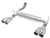 aFe Rebel Series 2.5in 409 SS Axle-Back Exhaust Polished 07-18 Jeep Wrangler (JK) V6-3.6L/3.8L aFe