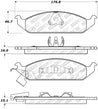 StopTech Street Select Brake Pads - Front Stoptech