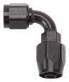 Russell Performance -10 AN Black 90 Degree Full Flow Hose End Russell