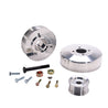 BBK 97-04 Ford F150 Expedition 4.6 5.4 Underdrive Pulley Kit - Lightweight CNC Billet Aluminum (3pc) BBK