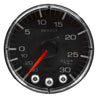 Autometer Spek-Pro Gauge Vac/Boost 2 1/16in 30Inhg-30psi Stepper Motor W/Peak & Warn Black/Chrome AutoMeter
