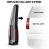 ANZO 2007-2014 Chevrolet TahOE Led Taillights Red/Clear ANZO