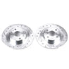 Power Stop 91-03 Ford Escort Rear Evolution Drilled & Slotted Rotors - Pair PowerStop
