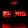 ANZO 2014-2016 Jeep Grand Cherokee LED Taillights Red/Clear ANZO