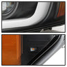 Spyder 06-13 Chevy Impala / 06-07 Chevy Monte Carlo Projector Headlights - Light Bar - Black SPYDER