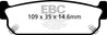 EBC 93-97 Infiniti J30 3.0 Yellowstuff Rear Brake Pads EBC