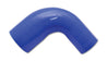 Vibrant 4 Ply Reinforced Silicone 90 degree Transition Elbow - 2.75in I.D. x 3in I.D. (BLUE) Vibrant