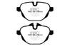 EBC 11+ BMW X3 2.0 Turbo (F25) Ultimax2 Rear Brake Pads EBC