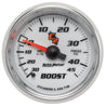 Autometer C2 52mm 30 In Hg-Vac/45 PSI Mechanical Vacuum/Boost Gauge AutoMeter