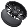 Black Rhino Sierra 18x9.0 8x165 ET12 CB 122.1 Gloss Black w/Milled Spokes Wheel freeshipping - Speedzone Performance LLC