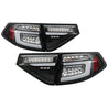 Spyder 08-14 Subara Impreza WRX Hatchback LED Tail Lights Seq Signal Black ALT-YD-SI085D-SEQ-BK SPYDER
