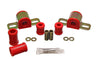 Energy Suspension 67-81 Camaro Red 9/16 inch Bar Two Bolt Clamp Style Rear Sway Bar Bushing Set Energy Suspension