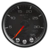 Autometer Spek-Pro Gauge Boost 2 1/16in 35psi Stepper Motor W/Peak & Warn Black/Black AutoMeter