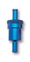 Russell Performance Blue Street Fuel Filter (3in Length 1-1/8in diameter 3/8in inlet/outlet) Russell