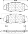 StopTech Street Select Brake Pads - Front/Rear Stoptech