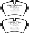 EBC 14+ Mini Hardtop 2.0 Turbo Cooper S Ultimax2 Front Brake Pads EBC