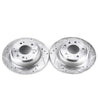 Power Stop 91-95 Acura Legend Rear Evolution Drilled & Slotted Rotors - Pair PowerStop