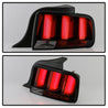 Spyder 05-09 Ford Mustang (Red Light Bar) LED Tail Lights - Smoke ALT-YD-FM05V3-RBLED-SM SPYDER