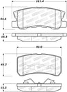 StopTech Street Brake Pads Stoptech