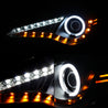 Spyder Scion FRS 12-14 Projector Headlights CCFL Halo DRL LED Black PRO-YD-SFRS12-CCFL-BK SPYDER