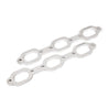 Stainless Works Mopar 3.5L V6 Flat Oval Port Header 304SS Exhaust Flanges 1-5/8in Primaries Stainless Works