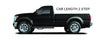 N-Fab Nerf Step 09-15.5 Dodge Ram 1500 Quad Cab - Gloss Black - Cab Length - 3in N-Fab