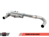 AWE Tuning BMW F3X 340i Touring Edition Axle-Back Exhaust - Chrome Silver Tips (90mm) AWE Tuning