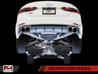 AWE Tuning Audi B9 S5 Sportback Track Edition Exhaust - Non-Resonated (Silver 90mm Tips) AWE Tuning