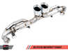 AWE Tuning Porsche 991 GT3 / RS SwitchPath Exhaust - Chrome Silver Tips AWE Tuning
