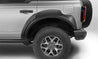Bushwacker 2021+ Ford Bronco 4-Door Extend-A-Flares 4pc - Black Bushwacker
